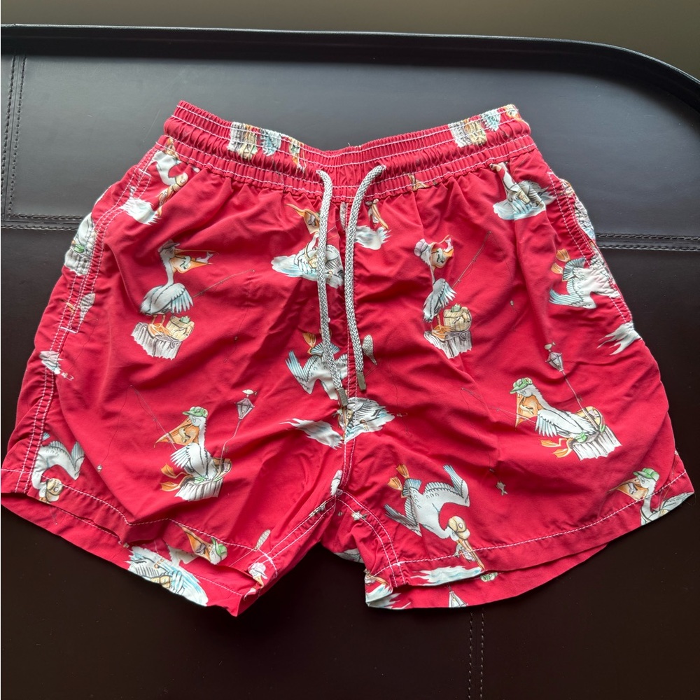 Vilebrequin Red Bathing Swim Suit (size men’s Medium) (New Excellent Condition)